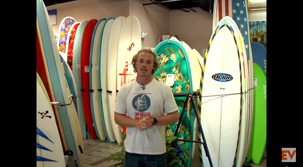 Choosing a beginner surfboard